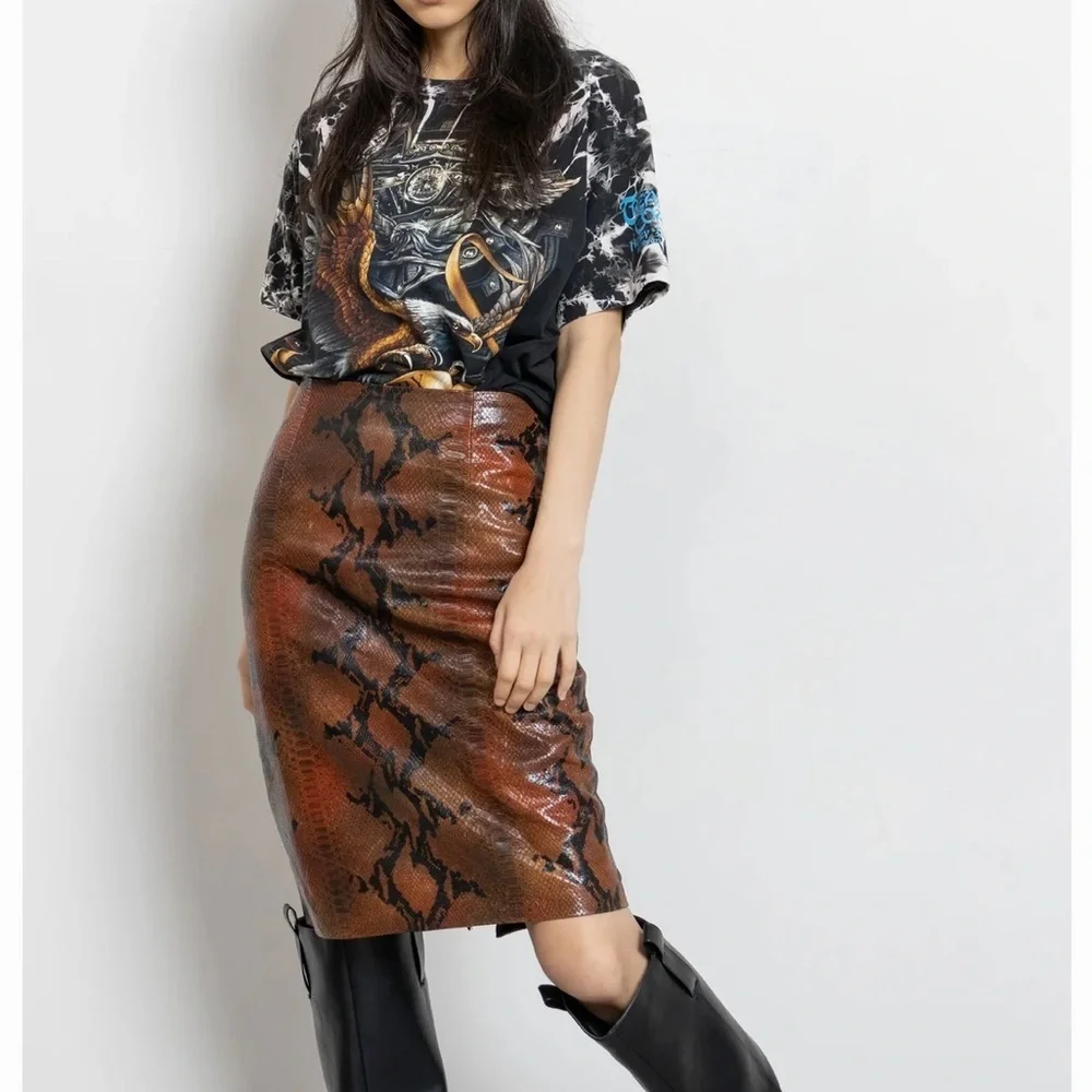 Danier Couture leather snake